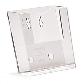 taymar Wall Brochure Holder in Postcard Format DIN A6 for Wall Mounting