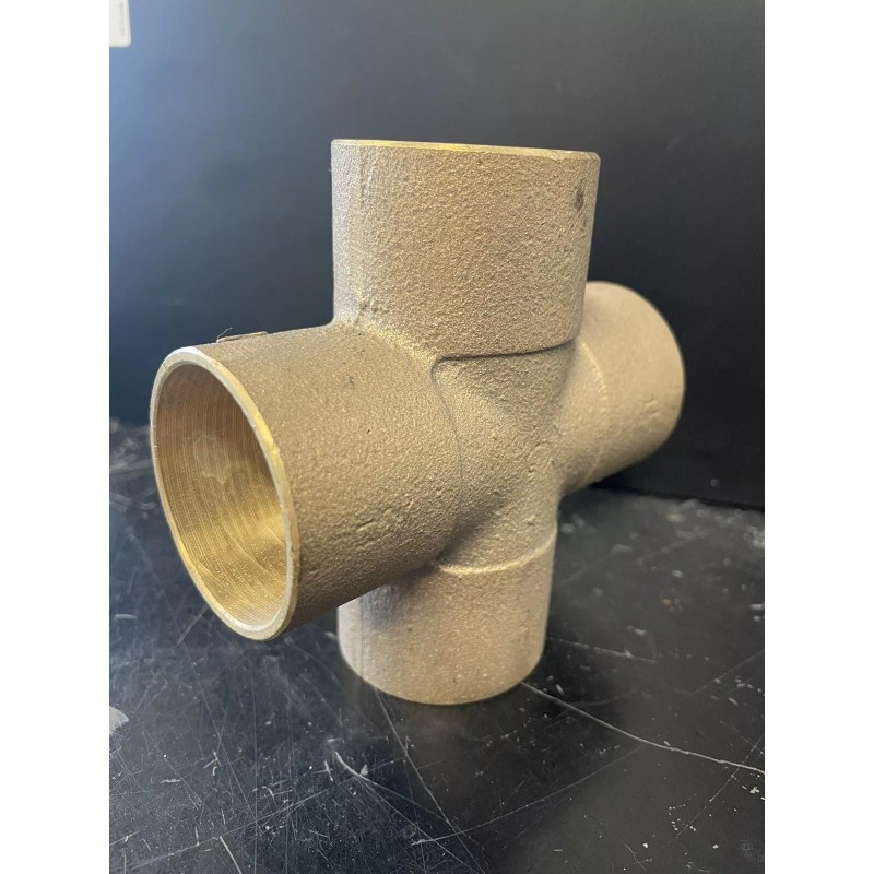 NIBCO Cast Copper Pipe Cross: 1-1/2" Fitting, C x C
