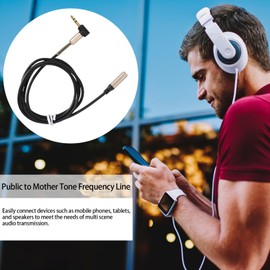 Speaker Audio Cable - 3.5mm Adapter Plug Audio Cable - Versatile Stereo Aux Cord Speaker Plug for Mobile Phones Headphones Enhanced Sound Quality