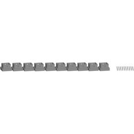 NOCH Easy Track Base Plate 4mm Heavy Duty Model Railway Accessories Pack of 10 Includes Mounting Screws