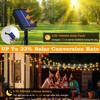 Realky Solar Garden Lights Outdoor, 59Ft 100LED Solar String Lights,