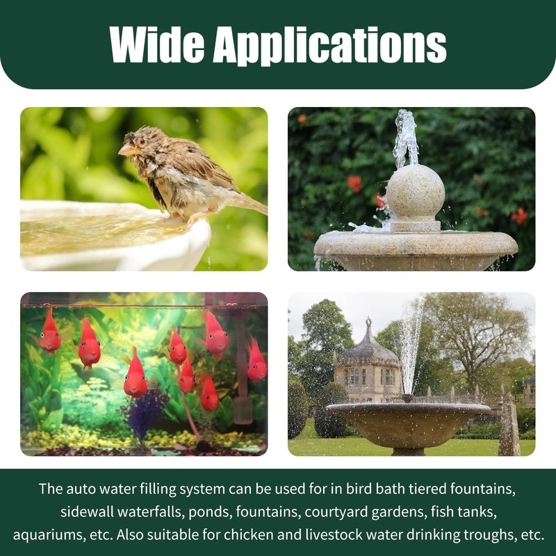 Water Fountain Auto Fill System,Auto Water Leveler Float Valve Kit