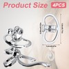 4pcs Earring Backs for Droopy Ears, Copper Earring Lifters Backs