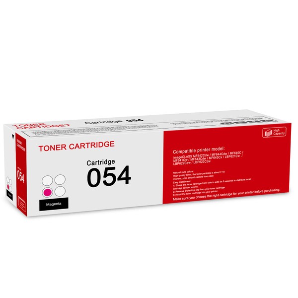 pgisoxt 1 Pack 054 3022C001 Magenta Toner Cartridge: Compatible CRG-054