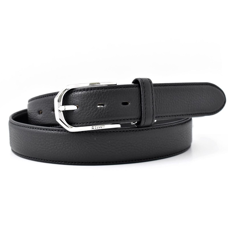 Ducks DB38880 Men's Cow Leather Business Belt, Black