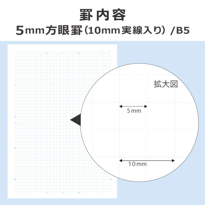 Kokuyo Notebook, Campus Notebook, For Use B5, 0.2 inch (5