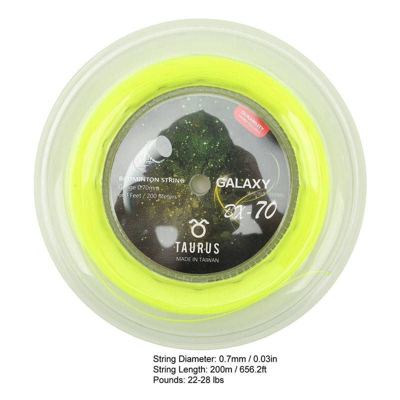 POWERTI BX70 Badminton Rackets String High Elastic Nylon Badminton Racquet