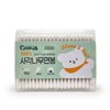 TK Large Capacity 200pcs Square Wooden Stick Hygienic Ear Cleaning Cotton Swabs Portable 10ea