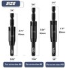 Saipor 3pcs Self Centering Drill Bit Set, 3/32", 7/64", 9/64"