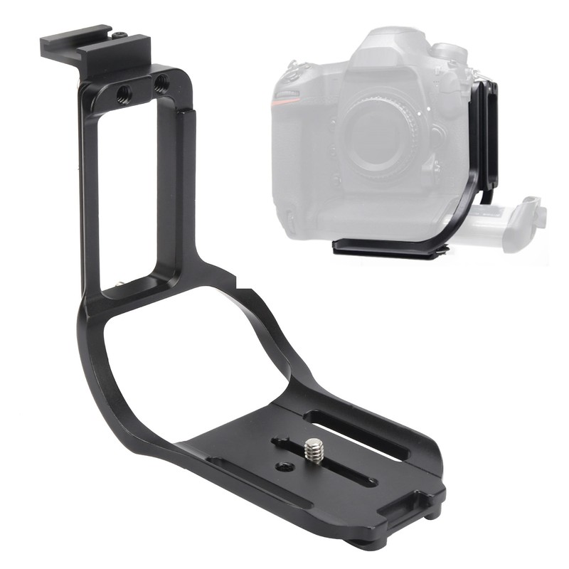 Quick Release Plate L Bracket with Hot Shoe Hand Grip