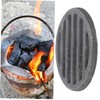 ULTECHNOVO Round Fireplace Grate for Indoor and Outdoor Use Fireproof