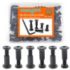 Black M6 x 3/4" Hex Drive Socket Cap Bolts Screws