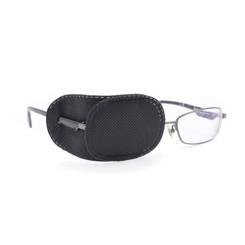 FCAROLYN 6pcs Eye Patch for Glasses (Normal Size, Black)