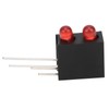 100Pcs 3mm Light Holder Dual Hole LED Diode Lamp with