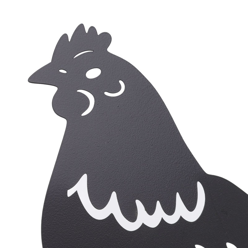 4Pcs Hen Chicken Silhouette Hollow Stake Design Cute Hen Chicken
