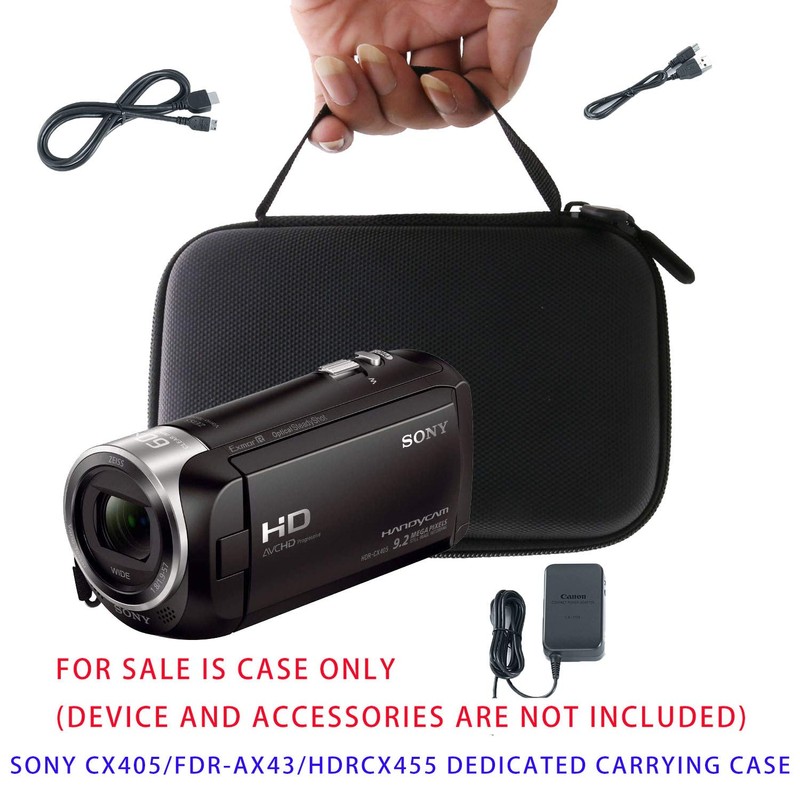 Sony Camcorder HDR-CX470/HDR-CX680 Protective Storage Case -waiyu JP, black, waiyu