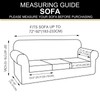 U-NICE HOME 4 Pieces Stretch Couch Cover Sofa Cover Washable