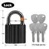 Heavy Duty Security Chain Lock with Padlock, 43 Inch 8mm