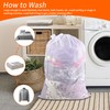 Polecasa Extra Heavy Duty Large Diamond Mesh Laundry Bags with