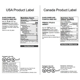 Food to Live Sunflower and Pumpkin Seed Mix, 8 Ounces – Natural Snack, Rich in Protein, Perfect for Snacking, Baking and Salads, Raw, Vegan, Kosher, Bulk