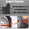 XUKEY 4pcs/Set Universal Carbon Fiber Effect Mudflaps for Car Pickup