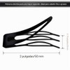 Chinco Doble Agarre Clips De Metal Broche De Pelo Pasadores