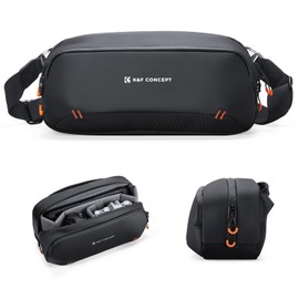K&F CONCEPT Camera Sling Bag, Vlog Photography HandBag, Storage Portable Carrying Case for Switch 2/Steam Deck/DJI Osmo Pocket 3/Mobile 7P/GoPro/Insta360 Action Cameras & Digital Accessories