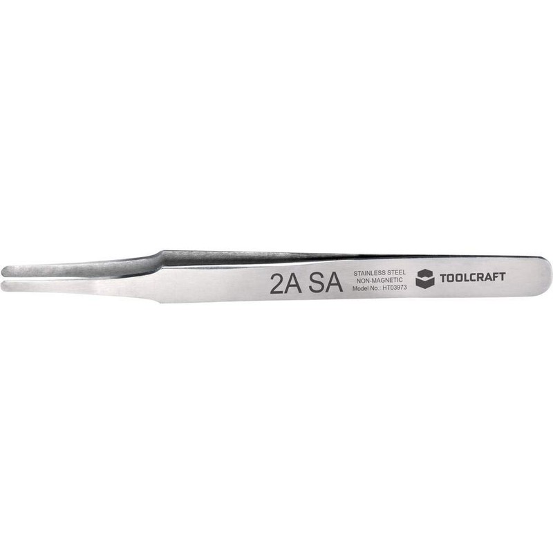 Toolcraft TO-5861040 Precision Tweezers 1 Piece 2a SA 120 mm