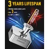 NAVOROGE D5S HID Bulbs, 6000K 35W Cool White Xenon D5S