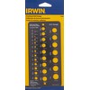 IRWIN Drill Bit Gauge, 1/16-to-1/2-Inch, 29-Hole (12092)