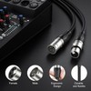 EBXYA XLR Cable 15ft 4 Packs Microphone Cable with 3-Pin