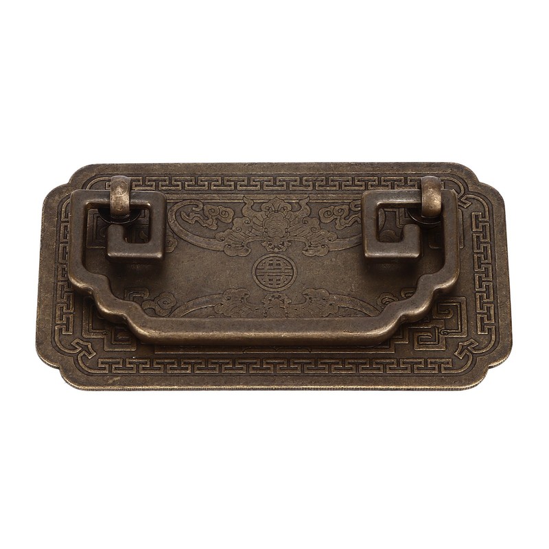 Antique Drawer Handle Tetragonal Bat Handle Antique Chinese Retro Style