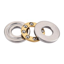 sourcing map F8-19M 8mm x 19mm x 7.2mm Chrome Steel Single Direction Thrust Ball Bearing