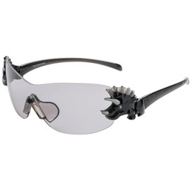 Enix DK-2-1 Dinosaur Sunglasses, Black, Triceratops, Kids, Ultra Lightweight