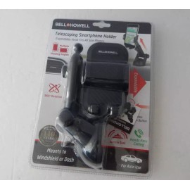 Bell+Howell Universal Telescoping Car Smartphone Holder Mount New - Style 2