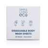Simple Living Eco Body Wash Sheets UK. Travel Essentials. Premium