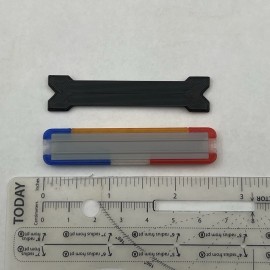 LED Ready Lightbar 1/18 LED Ready Whelen Edge Lightbar Blue Red Amber Highway Patrol Police Sheriff