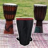 RDEXP Black Nylon Djembe Drum Carry Bag Waterproof Soft Zipper