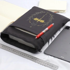 CMNIM Fourth Wing Merch Gift Fourth Wing Book Sleeve Empyrean Series Book Gift Dragon Rider Gift for Bookish Book Worm Pouch (Fourth Wing Book Sleeve)
