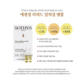 Sothis Sothys Ultra Lipid SOS Ampoule 1 box (1mlx10ea) + Ampoule 5ea Latest renewal product / 소티스 울트라 리피드 SOS 앰플 1박스(1mlx10ea)+앰플 5ea 최신리뉴얼상품