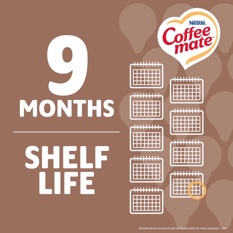 Coffee mate Oat Milk Vanilla Creamer Singles Box of 50