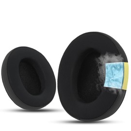 Krone Kalpasmos Large Oval Replacement Ear Pads for ATH M50X / M40X / SteelSeries Arctis/HyperX Cloud & Alpha/Sony MDR-7506 Compatible with Many More Headphones