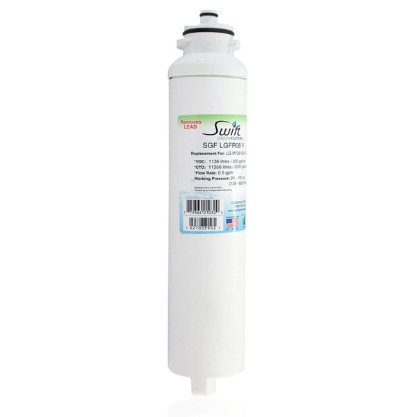 Replacement LG M7251242FR-06, M7251252FR-06 Refrigerator Water Filter SGF-LGFR06