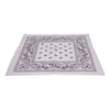 Macahel Cotton Paisley Design Bandana (White)