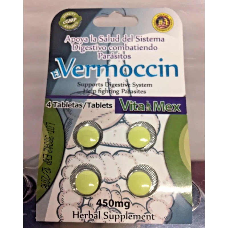 VITA MEX EL VERMOCCIN DIGESTIVO COMBATIENDO PARASITOS PARASITES & WORMS