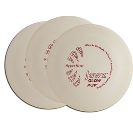 Hyperflite K-10 Glow Pup Jawz Dog Disc Three Pack