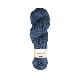 CIRCULO Glamour yarn, 244 yds / 3.52 oz of cotton and viscose, luxury blend for fashion and comfort, sport weight #2, color 2931 - Nautical