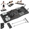 Tabla Deslizante de Pilates 5 en 1, Tabla Abdominal Plegable,