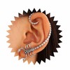 Yienate Gothic Scorpion Ear Cuffs Earrings Silver Punk Piercing Scorpion