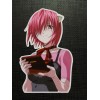 Lucy Kaede from Elfen Lied Glossy Sticker Anime Waterproof!